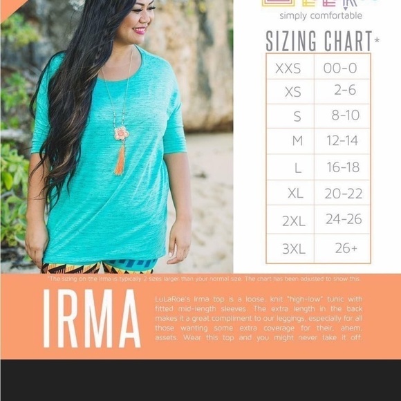 LulaRoe Irma Black Gray Stripes Pink Red Roses Floral Tunic High Low XXS-XS 00-0 - Picture 13 of 16